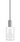 Polished Chrome Dimmable A-Lamp LED Pendant Light for Kitchens and Dining Areas