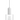 Blackjack Lighting A-Lamp Acrylic Pendant Light in Whote Finish 2.5"W x 6"H