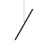 Lodes A-Tube Nano Duo LED suspension pendant in matte black finish