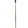 House of Troy Alpine 4 light cluster antique brass/black floor lamp with white silk softback shade