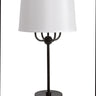 House of Troy Alpine 4 light cluster black/supreme silver hammered accent table lamp