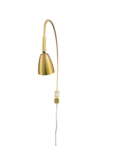House of Troy Advent Arch LED natural brass plug in picture light (GU10LED included)