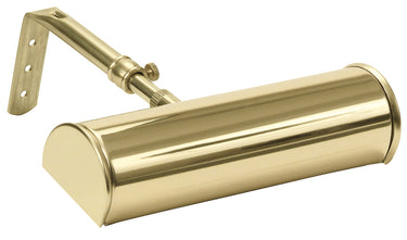 House of Troy Advent 7" Polished Brass Battery Picture Lights Operated LED Picture Lights