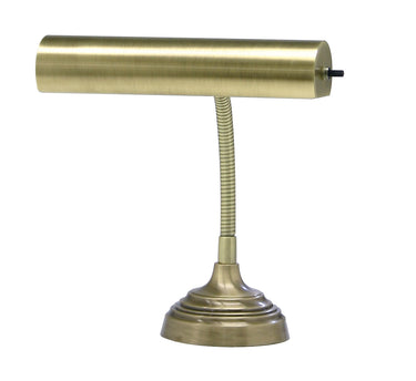 House of Troy Advent 10" Antique Brass Piano and Desk Lamps