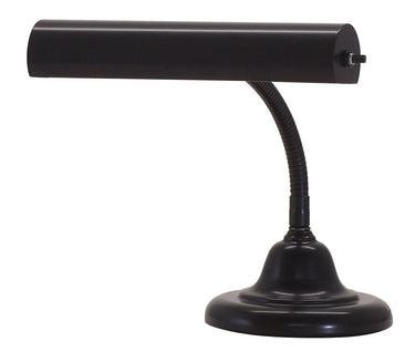 Black Advent 10" Gooseneck Piano & Desk Lamp – House of Troy studio photo