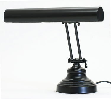 House of Troy Advent 14" Black Piano and Desk Lamps