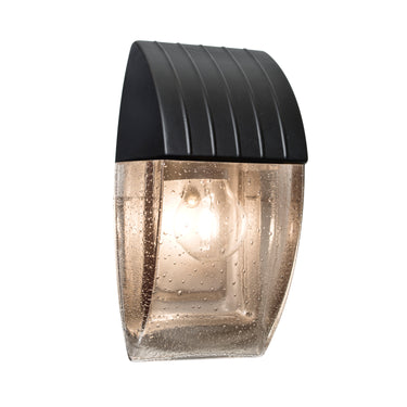 Aqua Capped wall sconce: Clear Bubble | Besa Lighting