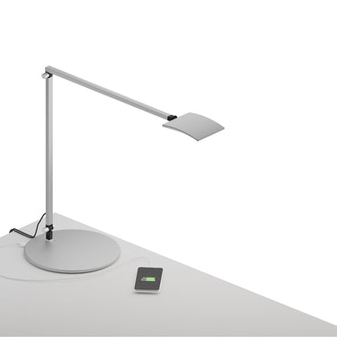 Mosso Pro LED Desk Lamp – Silver, USB Desk Base