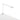 Mosso Pro LED Desk Lamp – White, Grommet Mount