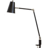 House of Troy Aria Clip on table lamp spot light black/satin nickel