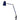 House of Troy Aria Clip on table lamp spot light navy blue/satin brass AR403-NB/SB