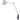 House of Troy Aria Clip on table lamp spot light white/satin brass