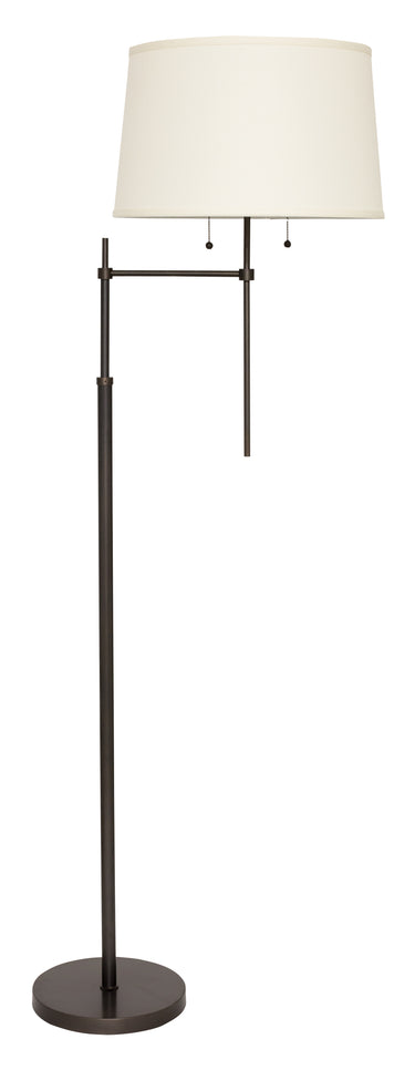 House of Troy Averill Adjustable Floor Lamps with Offset Arm in Oil Rubbed Bronze
