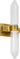 Langston Medium Fluted Glass Bath Sconce - angle