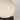 Wireless ceramic table lamp in ivory finish with tapered linen shade