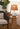 Decorative brass and ivory ceramic lamp for living room tables