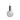 BlackJack Lighting Acrylic Globe 3" Small Pendant Light