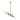 Wide 26 inch bronze dining room linear pendant light, integrated LED, 2700K.