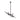 Contemporary bronze finish linear chandelier, 26 inch wide, stacked rod design.