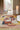 Aduma wool rug in Terracotta, full view