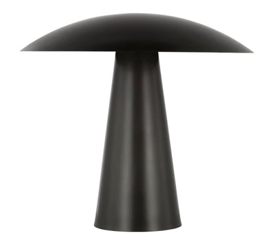 Aegis Modern Table Lamp on Nightstand in Contemporary Bedroom - Accent Lamp