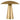 Aegis LED Table Lamp in Natural Brass Finish by Visual Comfort