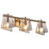 Afmean 3-Bulb Brass Vanity Light - 24 Inch Modern Bathroom Fixture