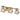 Afmean 3-Bulb Brass Vanity Light - 24 Inch Modern Bathroom Fixture