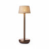 Humble Air V2 Rechargeable Lamp – Bronze with Beige Linen Shade