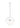 Oversized Globe Pendant Light - Modern Metal and Acrylic, White