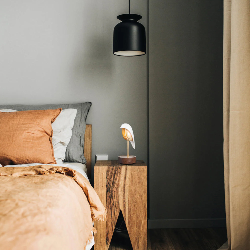 Daqiconcept Alarm Clock + Light Chirp Walnut Base/White