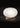 Polished opaline glass table lamp Alba 265 with satin brass finish by Oluce