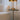 Modern Lantern Alexis cordless lamp with warm LED lighting and linen shade