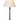 Alexis Cordless Table Lamp with Black Finish and Beige Empire Shade