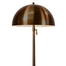 Rechargeable brass cordless table lamp for living room end table décor