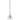 Hand-Blown Glass Pendant Light - Alina Accent Pendant in Polished Nickel