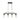 modern black jar glass chandelier for restaurants, boutique hotels, and loft spaces
