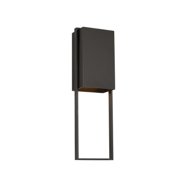 Alude 24 inch outdoor wall light bronze finish modern LED wall sconce