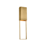 Alude 36 inch outdoor wall light in antique brass finish modern LED sconce