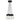 Alva 11-Light Chandelier in a Contemporary Space, black with Gray cord