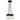 Kitchen Island Lighting: Alva 11-Light Chandelier, Black with Gray Cord