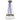 Edison-Style Chandelier: Alva 11-Light - Satin Nickel with Blue cord.
