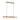 Ambrose 36" Linear LED Chandelier in Brass Modern Dining Room Lighting