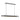 Ambrose 54" linear chandelier enhancing a minimalist office conference room.