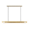 Sleek Ambrose 54" dimmable linear light fixture, integrated LED, side view.