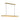 Modern Ambrose 54" brass linear chandelier, energy-efficient design.
