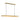 Modern Ambrose 54" brass linear chandelier, energy-efficient design.
