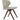 Amed Fino upholstered dining chair by Soho Concept with light grey Furni-soft fabric and solid wood base