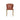 Modern Soho Concept Amed chair in cinnamon PPM-FR leather upholstery featuring minimalist sled base design.