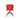Modern Amed Spider upholstered swivel dining chair in red Camira Era fabric with black aluminum base